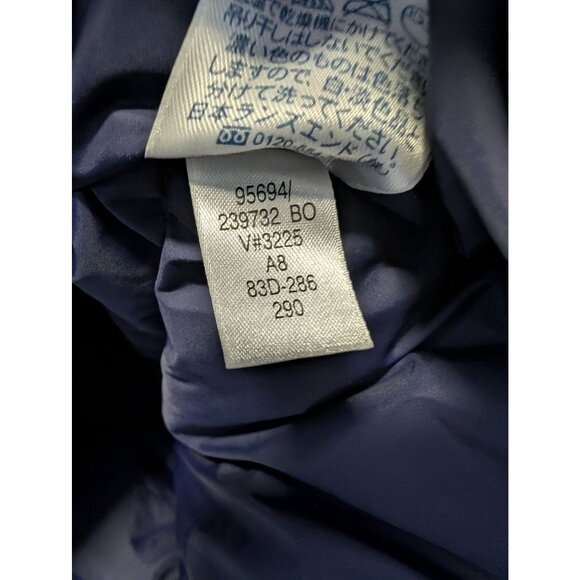 Mens XL Lands' End Energizer Goose Down Puffer Vest Blue Employee Quilted - Picture 7 of 7